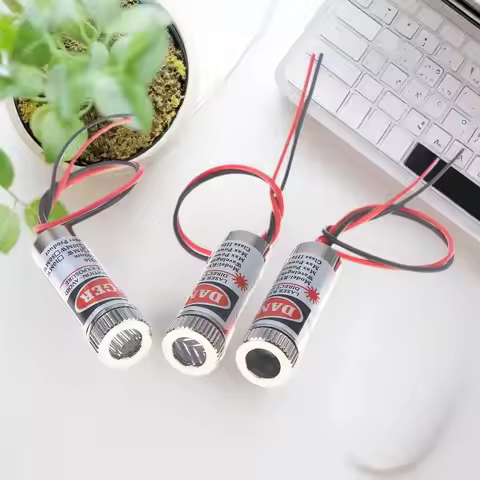 △ 1/2/3pcs Laser Pointer Diode 650nm 5mW Laser Diode Head Red Point / Line / Cross Laser Module 5V P