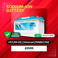 Aeson Power Sodium-ion Battery: H7/LN4-SS | Universal (DIN80/LN4) | 3Y Warranty