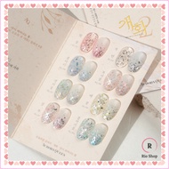 Aurora Queen x Bloom 2 / 8 Color Glitter Nails