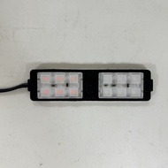 LED Module Lights Under 12 Volt 24 Volt 12 LED 6 WATT FLASHING 2 COLOR SQUARE MODEL
