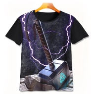 Superhero Hero Cartoon T-Shirt Hk-7-designWD Superman Spiderman Batman Hulk Wolverine Kids T-Shirt F