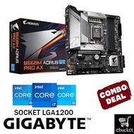 GIGABYTE B560M AORUS PRO AX INTEL B560 LGA1200 MOTHERBOARD + INTEL 11TH GEN CPU COMBO PROMO