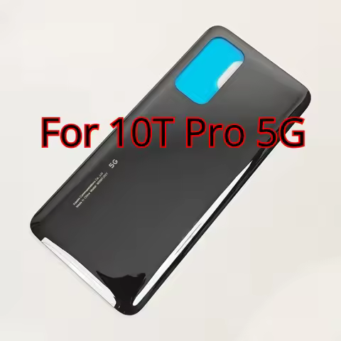 Back Glass Cover For Xiaomi Mi 10T Pro 5G Battery Cover Bacousing Rear Door Case Mi10T Replacement P