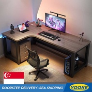 YOOK L Shaped Computer Table, E-sport Design Study Home Office Desk, Gaming Table a5d56