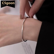 C5GOON Mobius Bracelet Simple Fashion Niche Twist Bracelet Adjustable Alloy Bracelet Jewelry for Wom