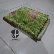 BEST SELLER Kain Batik MUSLIMAT NU Bahan Semi Sutera Licin Mengkilap Warna Hijau Murah Meriah