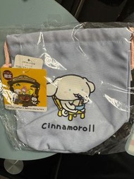 玉桂狗肉桂狗Cinnamoroll x 西村裕二 索繩袋 drawstring pouch Nishimura Yuji