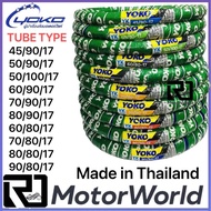 YOKO Tire Tube Type Made in Thailand By 17 45/90/17 50/90/17 50/100/17 60/90/17 70/90/17 80/90/17 60/80/17 70/80/17 80/80/17 90/80/17