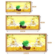 Ready stock 5D daimond painting full -tranh đính đá120*50cm full