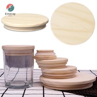 EMERAY Mason Jar Lid Wooden Bottle Sealing Caps Compatible Canning Storage