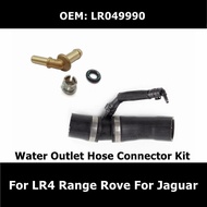 LR049990 Thermostat Water Outlet Hose Connector Kit C2Z28258 For LR4 Range Rove For Jaguar XKR XF XJ