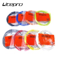 Litepro Mountain Road Bicycle Folding Bike Brake Line Pipe Tube Set Transmission Shif Cables Sets Parts