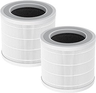 2 Pack P07 True HEPA Replacement Filter Compatible with FULMINARE PU-P07 Air Purifier, 3-in-1 H13 True HEPA Filter Replacement