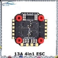 QCXL JHEMCU Gf16-bmi Stack F405-bmi Flight Controller Bmi270 W/osd At7456e Blheli_s 2-4s 13a 4in1 Esc Dshot600 For Fpv