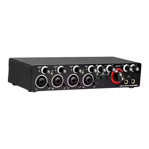 External Sound Card Home Studio Audio Interface Audio Adapter USB Audio