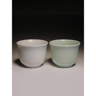 臺灣三希陶瓷早期出品老衡連釉色渭水杯品茗杯茶杯釉色溫潤無落款