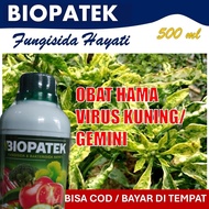 500 ML BIOPATEK OBAT Semprot Virus Kuning Gemini Cabe Tomat dan Lainnya Obat Semprot Virus Kuning Ge