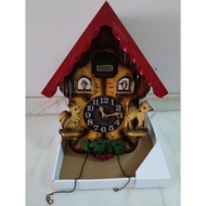 Used RHYTHM Quartz Cuckoo clock Antique Classic (Decoration)
