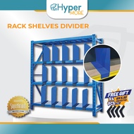 HYPERMORE Rack Shelves Divider Boltless Rack Divider Storage Rack Organizer Steel Plate Shelf Separa