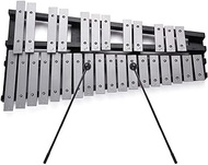 Btuty Wooden Frame Xylophone Folding Aluminium Chime with Carry Bag