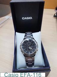 【卡西歐控】保證真品Casio EFA-116  二手良品 #385