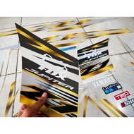 JUPITER Z1 STRIPING LAGENDA 115Z COSTUME SPONSOR TRANSPARENT GOLD MATERIAL