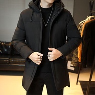 -20°C Down Jacket Men Long Jackets Winter Warm Lightweight Coats