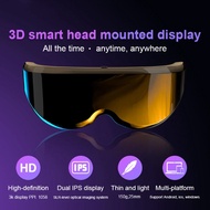 New Head Mounted 3D VR Smart Glasses OLED 200-Inch Giant Screen VR Headset HDMI Glasses Support Android System Bluetooth WIFI