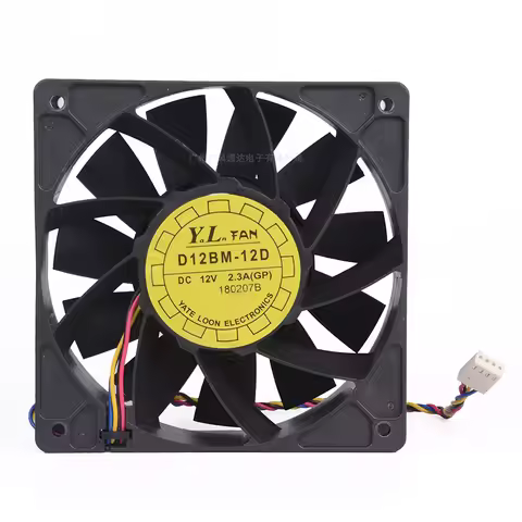 New original D12BM-12D 12V 2.3A 12cm 120*38MM ant S7 S9 L3+ T9+ M3 S9i high air volume violent cooli