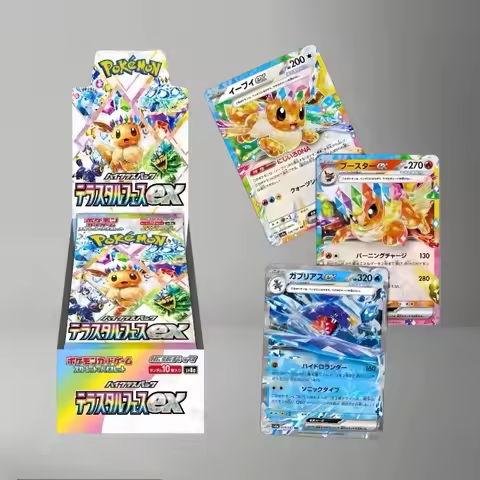 Pokémon PTCG Japanese SV8A Terastal Festival Eevee Golden Booster Box Original Unbroken Film Eeveelu