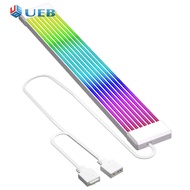 สาย GPU PC RGB สายพ่วงเมนบอร์ด5V 3Pin RGB ไฟ LED Strip Bar 8/24PIN สำหรับเครื่องสำรองไฟคอมพิวเตอร์