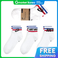 Nike | Tất cổ chân Nike DX5080-100 Everyday Essential 3-Pack dành cho thể thao