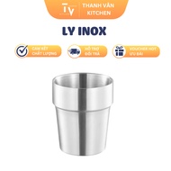 Double-layer stainless steel cup, middle rim, heat preservation, high quality material, stainless (T