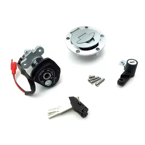 Motorcycle 12V Ignition Switch Lock Motor Fuel Tank Gas Cap Keys Seat Locks Parts For Yamaha YZF R15