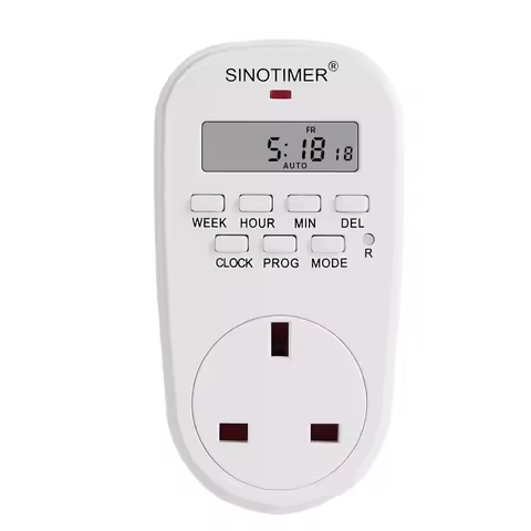UK Plug British Outlet 7 Days Weekly Programmable Digital Plug Socket Timer Switch Time Relay Wall C