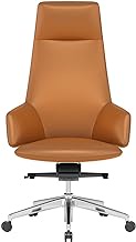 Office Chairs Boss Chair Cowhide Ergonomic Office Chairs, 120° Reclining High Back Executive Seat, Adjustable Lifting Swivel Computer Chair (Color : Black) lofty (Orange) interesting