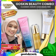 [100% ORIGINAL] [COMBO] GOSKIN BEAUTY TONE UP GLOWING SUNSCREEN MAGICAL SERUM CLEANSER KULIT