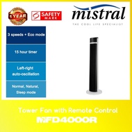 Mistral MFD4000R Tower Fan Remote Control WITH 1 YEAR WARRANTY