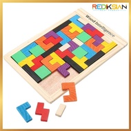 Tangram Tetris Puzzle Toy| Tangram Tetris Puzzle Educational Toys for Children| Wooden Children's Pu