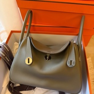 Hermès Lindy 26 積雨雲灰 24年W刻(0L Gris Meyer) 銀扣