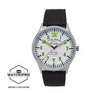 [Watchspree] Fossil Men's Forrester Three-Hand Brown Leather Watch FS5610