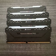 二手Corsair VENGEANCE RGB PRO DDR4 3600 MHz 64GB (16GB x 2) Black