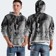 Fullprint Hoodie Jacket 89. LINKIN PARKa Polyester Jersey material