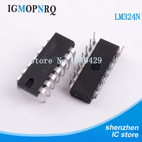 10pcs LM324 LM339 LM358 DIP LM386 LM324N LM339N LM358P LM386N LM393P DIP8 Operational Amplifiers - O