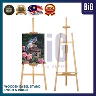 【READY STOCK】WOODEN EASEL STAND | METAL EASEL STAND | ADJUSTABLE EASEL STAND | POSTER STAND