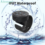 Aitemay Car Motorcycle Wireless Bluetooth 5.3 Remote Control Button Universal Motorcycle Media Contr