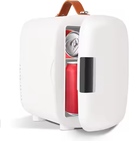 Portable Mini Fridge 4L for Skincare, Food & Drinks, Cooler & Warmer for Bedroom Office Car
