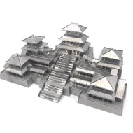 EPANG PALACE 3D Metal Puzzle Ancient Chinese Architecture Assembly Model Jigsaw Puzzle 4 Sheets Intellectual Development Toys