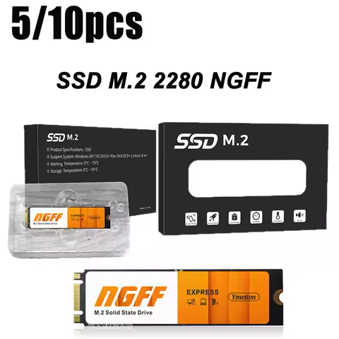 5/10Pcs/lot SSD M.2 NGFF 2280 60GB 120GB 128GB 240GB 256GB Hard Drive Disk Internal Solid State Driv
