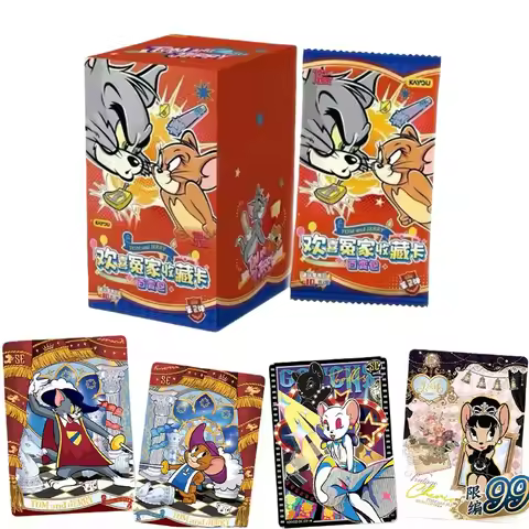 KAYOU Genuine Tom Jerry Cards Variety Pack Series 2 Frenemies Collection Cards Tom The Cat Anime The